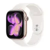 Apple Watch Series 11 46mm Aluminum Rose Gold Case Light Blush Sport Band M/L